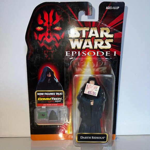 Hasbro Star Wars Episode 1 Darth Sidious Action Figure with CommTech Chip - Picture 1 of 6